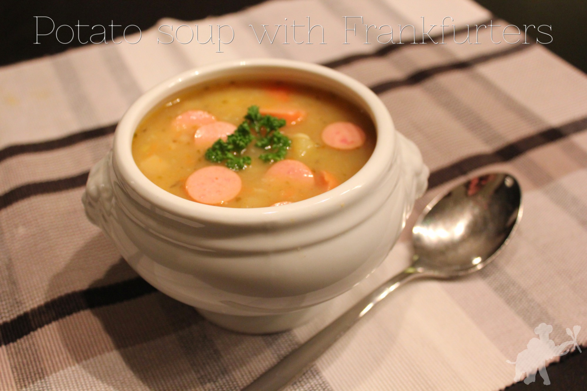 Potato soup with Frankfurters
