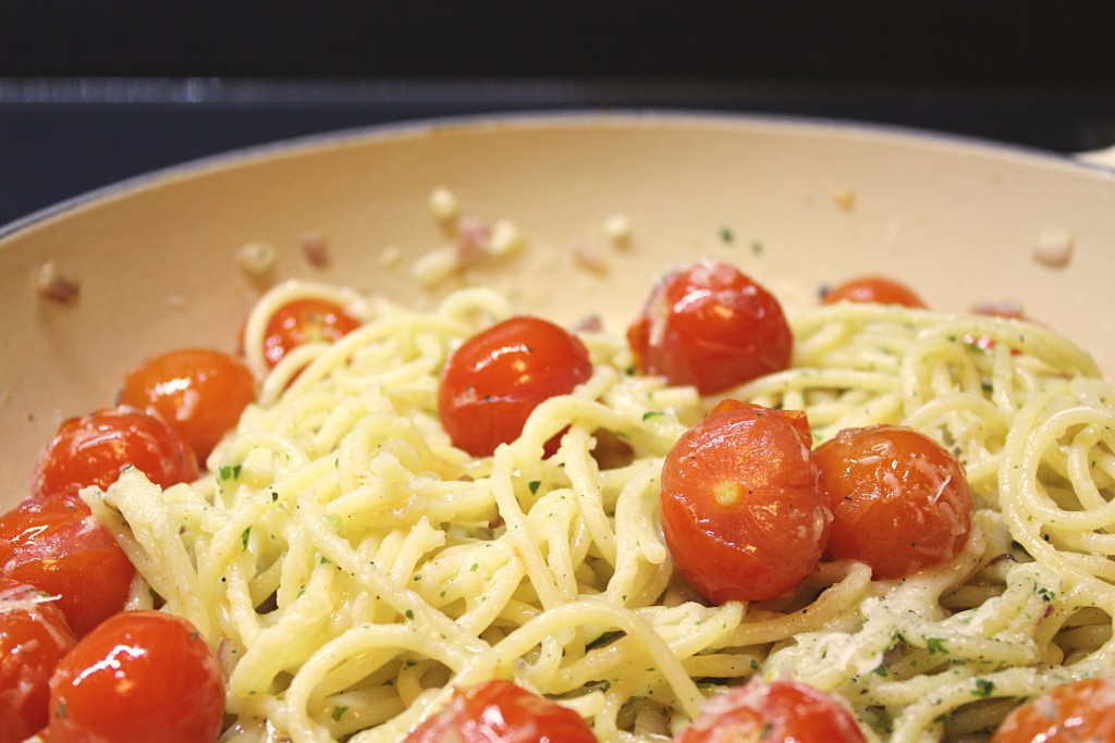 Spaghetti mit Kirschtomaten | Gourmet Elephant